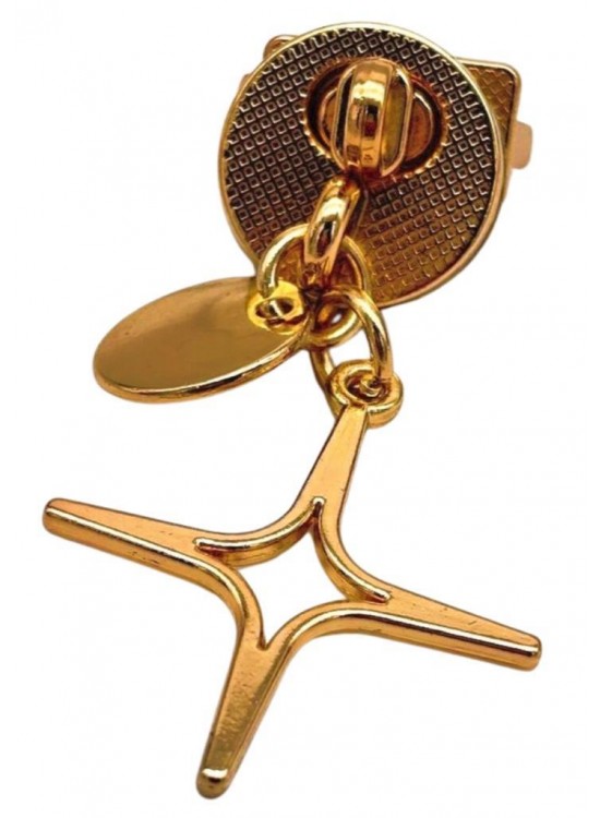 Çanta Aksesuar Light Gold Renk Sarkaç Yıldız Süslü Çanta Kilidi Çanta Aksesuar Light Gold Renk Sarkaç Yıldız Süslü Çanta Kilidi