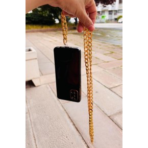Çanta Aksesuar Light Gold Renk Telefon Boyun Askısı, Telefon Zinciri, Telefon Askısı, Tüm Telefon Kılıfları İçin Uygundur