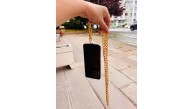 Çanta Aksesuar Light Gold Renk Telefon Boyun Askısı, Telefon Zinciri, Telefon Askısı, Tüm Telefon Kılıfları İçin Uygundur