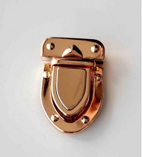 Çanta Aksesuar Light Gold Renk Uzun Kilit