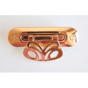 Çanta Aksesuar Light Gold Renk Vidali Kilit