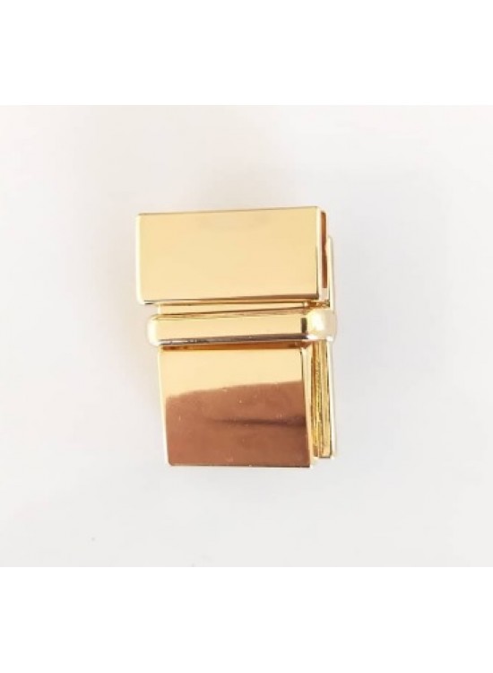 Çanta Aksesuar Light Gold Renk Vidalı Kilit No:18