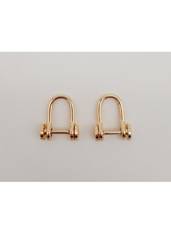 Çanta Aksesuar Light Gold Renk Vidalı Kulpluk 2 Adet