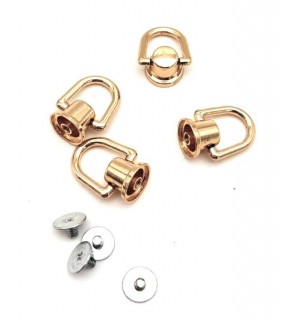 Çanta Aksesuar Light Gold Vidalı Askı Büyük Boy 4 Adet