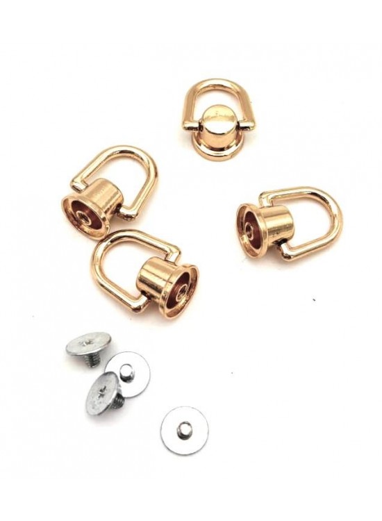 Çanta Aksesuar Light Gold Vidalı Askı Büyük Boy 4 Adet