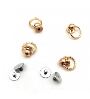 Çanta Aksesuar Light Gold Vidalı Askı Küçük Boy 4 Adet