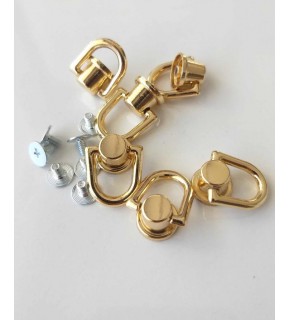 Çanta Aksesuar Light Gold Vidalı Askı Örgü Çanta İçin Büyük Boy 1 Adet