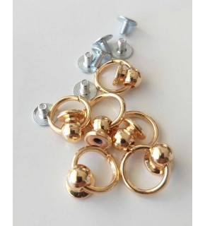 Çanta Aksesuar Light Gold Vidalı Askı Örgü Çanta İçin Küçük Boy 1 Adet