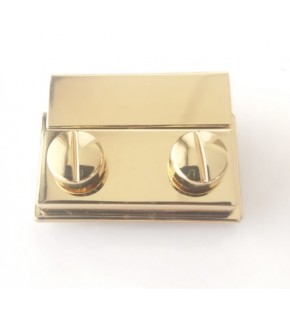 Çanta Aksesuar Light Gold Vidalı Çanta Kilidi