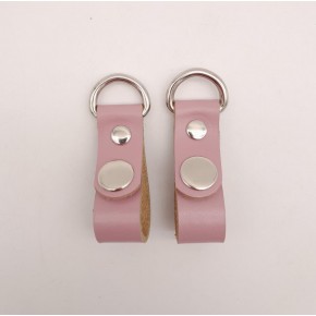 Çanta Aksesuar Lila Gerçek Deri Çıtçıtlı Sapucu Böce Gümüş Metalli