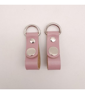 Çanta Aksesuar Lila Gerçek Deri Çıtçıtlı Sapucu Böce Gümüş Metalli