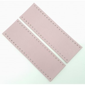 Çanta Aksesuar Lila Gerçek Deri Tutma Sapı 18X6 Cm Simit Sap