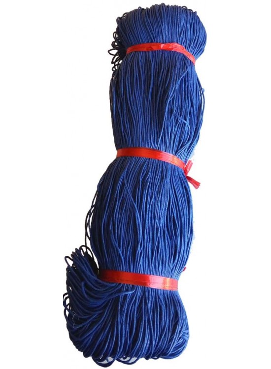 Çanta Aksesuar Mavi Renk Mumlu Koton İp