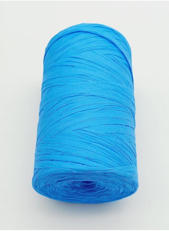 Çanta Aksesuar Mavi Renk Rafya İp