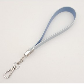 Çanta Aksesuar Mavi Tek Kat Suni Deri Zincirli Elcik Gümüş Metal