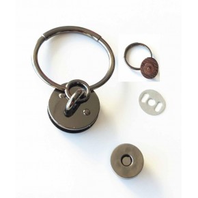 Çanta Aksesuar Mıknatıslı Ve Tutmalı Kilit Füme