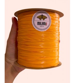 Çanta Aksesuar Milano Rafya Amber Turuncusu  Renk 100 gr (no:43)