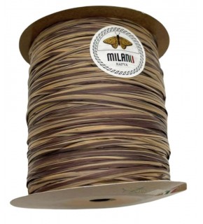 Çanta Aksesuar Milano Rafya Ebruli Kahve Tonlu Renk 100 gr (D-13)