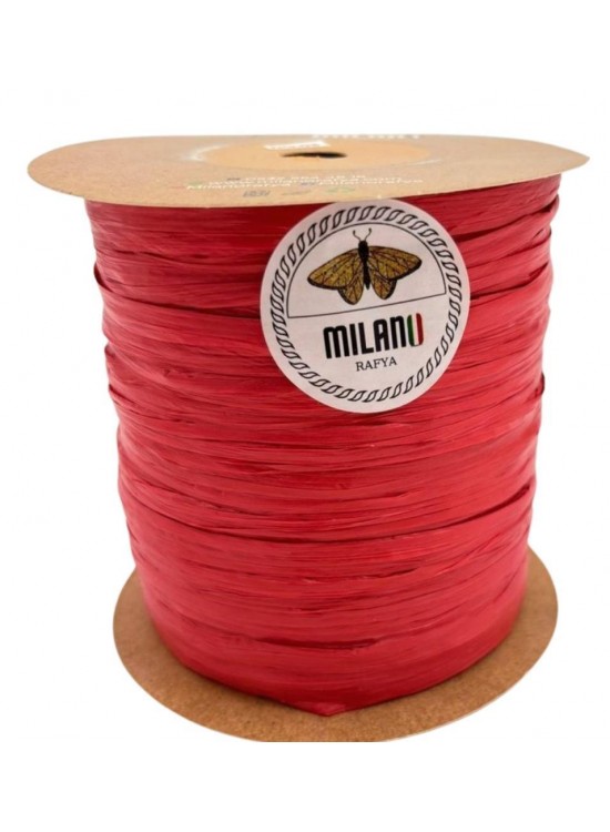 Çanta Aksesuar Milano Rafya Kırmızı Renk 100 gr (no:03)