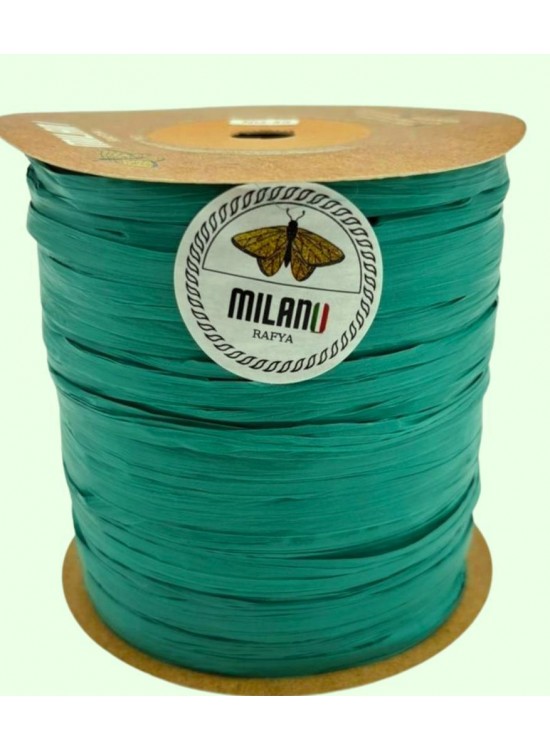 Çanta Aksesuar Milano Rafya Koyu Yeşil Renk 100 gr (no:39)