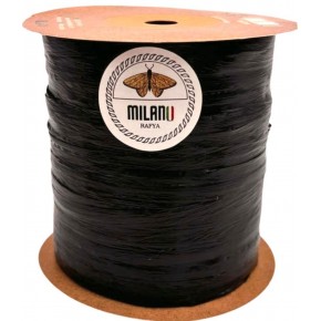 Çanta Aksesuar Milano Rafya Parlak Siyah Renk 100 gr