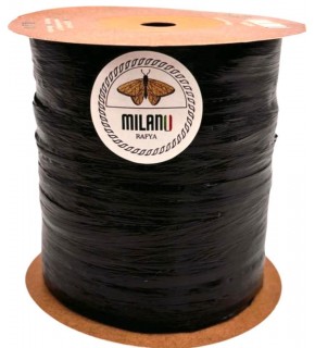 Çanta Aksesuar Milano Rafya Parlak Siyah Renk 100 gr