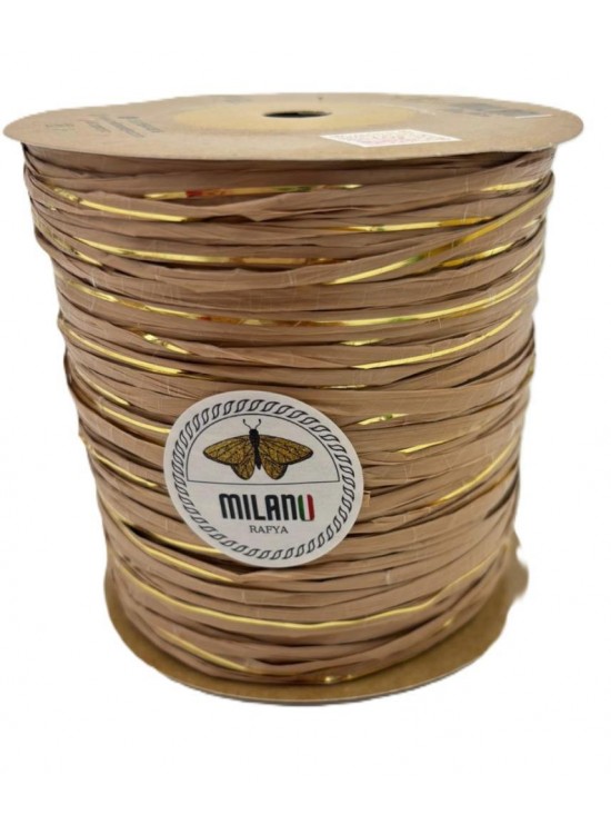 Çanta Aksesuar Milano Rafya S07A Hasır Golden Simli 100 gr