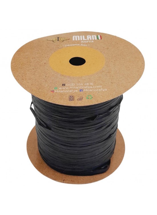 Çanta Aksesuar Milano Rafya Siyah Renk 100 gr Çanta Aksesuar Milano Rafya Siyah Renk 100 gr