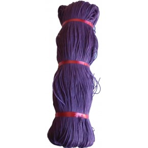 Çanta Aksesuar Mor Renk Mumlu Koton İp