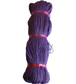 Çanta Aksesuar Mor Renk Mumlu Koton İp