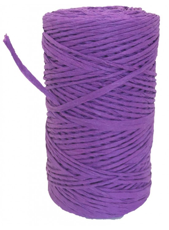 Çanta Aksesuar Mor Renkli Bükümlü Rafya No:15 Çanta Aksesuar Mor Renkli Bükümlü Rafya No:15