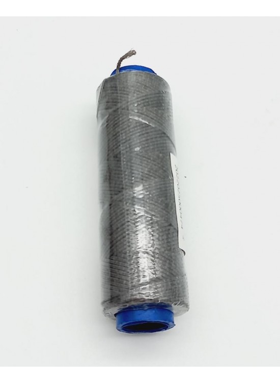 Çanta Aksesuar Mumlu Deri Dikme İpi Bobin Gri Renk