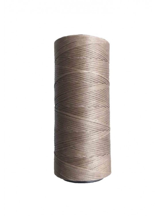 Çanta Aksesuar Mumlu Deri Dikme İpi Bobin Vizon Renk