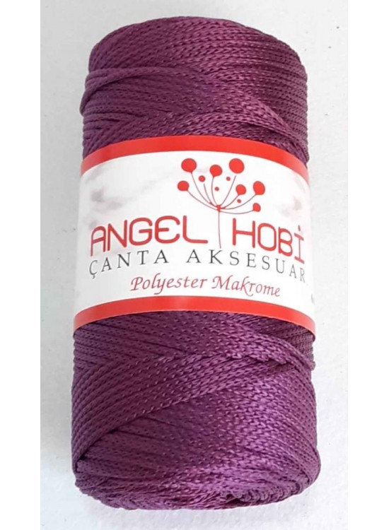 Çanta Aksesuar Mürdüm Renk Polyester Makrome