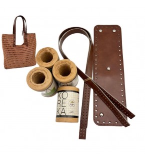 Çanta Aksesuar Nezcraft Model Çanta Seti Taba Renk