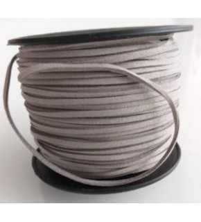 Çanta Aksesuar Nubuk Deri İp Açık Gri No:16