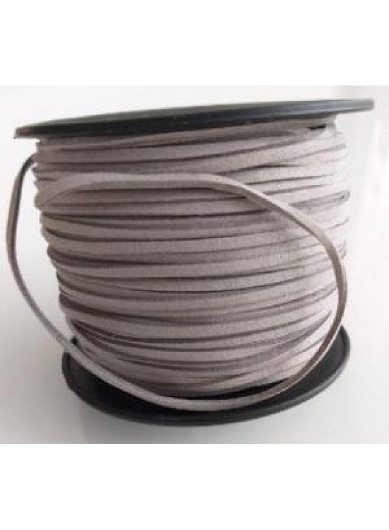 Çanta Aksesuar Nubuk Deri İp Açık Gri No:16