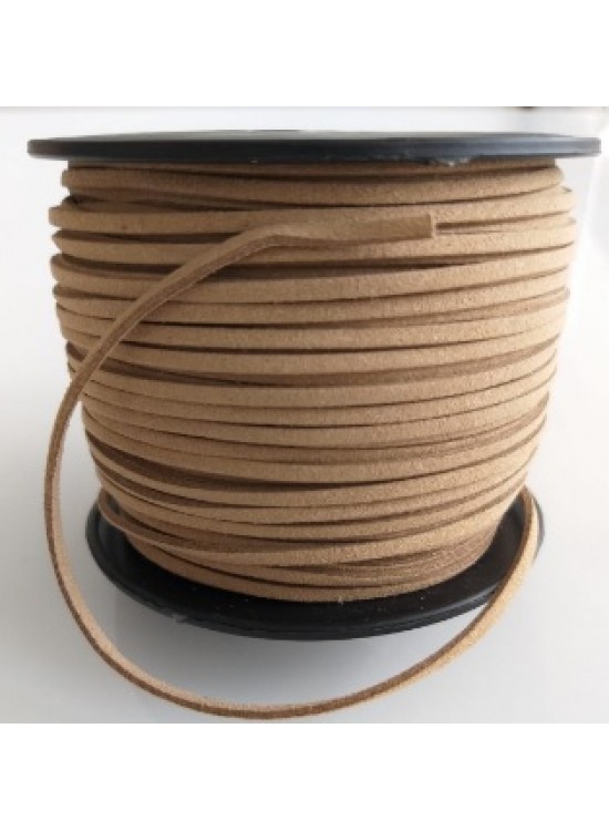 Çanta Aksesuar Nubuk Deri İp Açık Vizon No:7