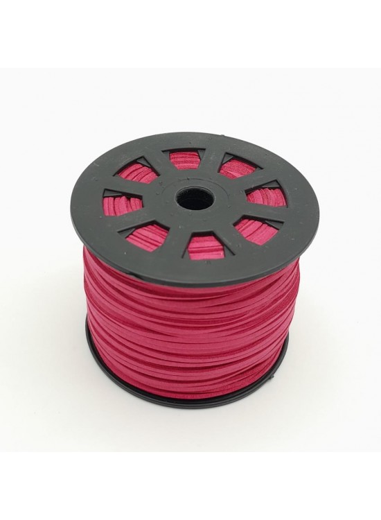 Çanta Aksesuar Nubuk Deri İp Fuşya No:23