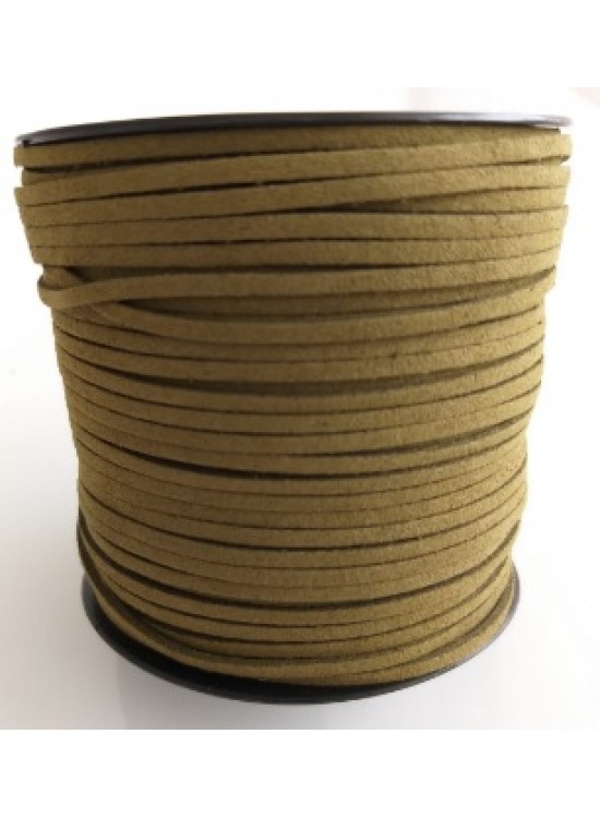 Çanta Aksesuar Nubuk Deri İp Haki No:4