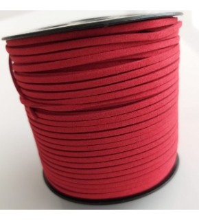 Çanta Aksesuar Nubuk Deri İp (Kırmızı) No:1