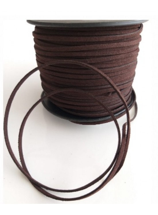 Çanta Aksesuar Nubuk Deri İp Koyu Kahve No:17