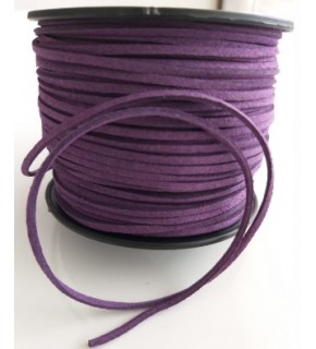 Çanta Aksesuar Nubuk Deri İp Mor No:11