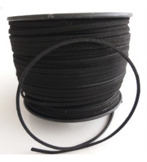 Çanta Aksesuar Nubuk Deri İp Siyah No:10