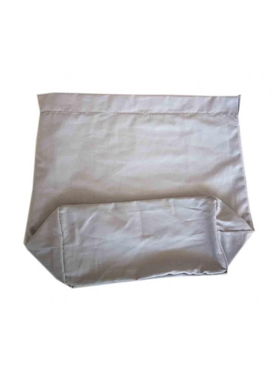 Çanta Aksesuar Örgü Çantaya Hazır Astar Tabanlı 22X12Cm Açık Gri