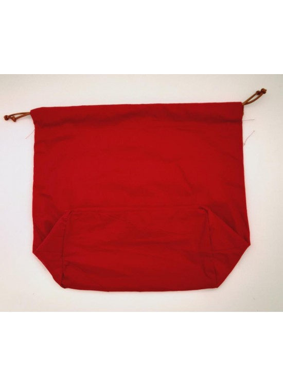 Çanta Aksesuar Örgü Çantaya Hazır Astar Tabanlı Büzgülü 22x12 cm Kırmızı Renk