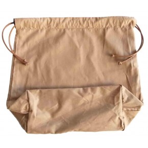 Çanta Aksesuar Örgü Çantaya Hazır Astar Tabanlı Büzgülü 22X12Cm Sütlü Kahve