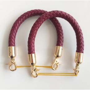 Çanta Aksesuar Örme Çanta Sapı, Bordo Renk