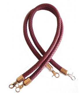 Çanta Aksesuar Örme Çanta Sapı, Bordo Renk