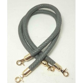 Çanta Aksesuar Örme Çanta Sapı, Gri Renk